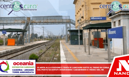 Si agita alla stazione e prova a lanciarsi sotto al treno in corsa Sul posto sono dovuti intervenire i carabinieri e i medici del 118