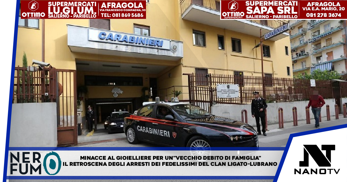 Minacce al gioielliere per un ‘vecchio debito di famiglia’: il retroscena degli arresti dei fedelissimi del clan Ligato-Lubrano