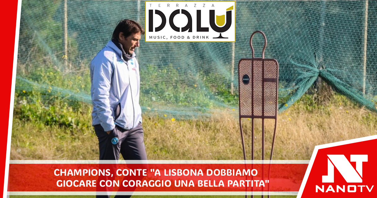 Champions: Conte ‘a Lisbona dobbiamo giocare con coraggio una bella partita’ ‘Ci sarà concentrazione, serve recuperare energie dopo match domenica’