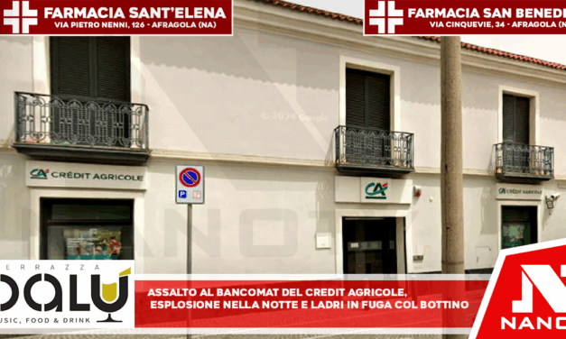 Assalto al bancomat del Crédit Agricole, esplosione nella notte e ladri in fuga col bottino