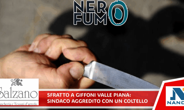 Sfratto a Giffoni Valle Piana: sindaco aggredito con un coltello