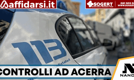 Controlli della Polizia di Stato ad Acerra: identificate oltre cento persone