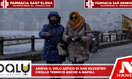 Arriva il gelo artico di San Silvestro: crollo termico anche a Napoli