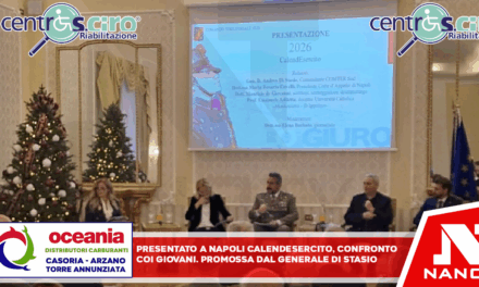 Presentato a Napoli Calendesercito, confronto con i giovani Iniziativa promossa dal generale Di Stasio del Comando territoriale Sud