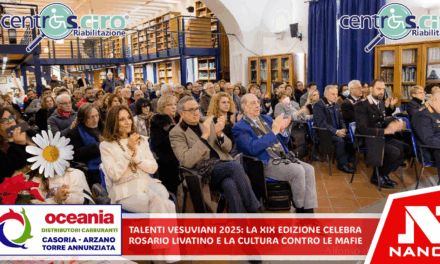 Talenti Vesuviani 2025: la XIX edizione celebra Rosario Livatino e la cultura contro le mafie