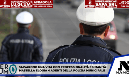 Salvarono una vita con professionalità e umanità: Mastella elogia quattro agenti della Municipale di Benevento