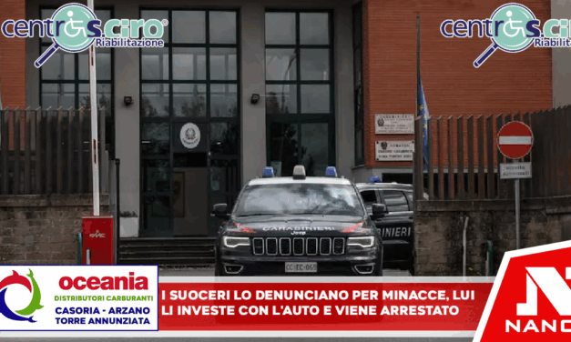 I suoceri lo denunciano per minacce, lui li investe con l’auto e viene arrestato