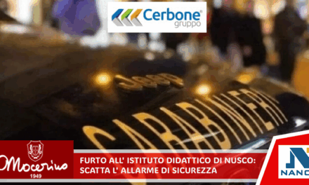 Furto all’Istituto Didattico di Nusco: scatta l’allarme sicurezza