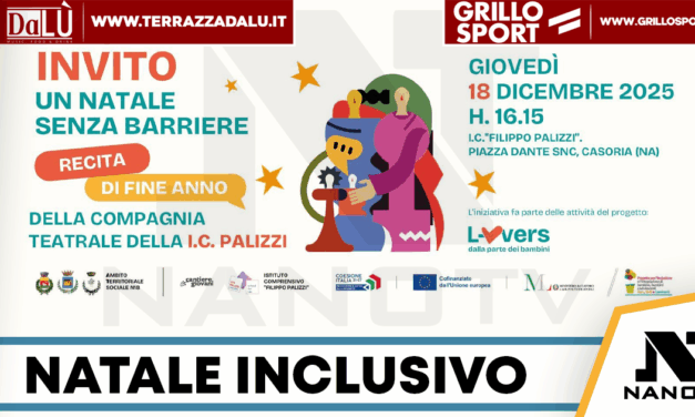 Casoria, “Natale senza barriere”: teatro e inclusione all’Istituto Comprensivo Palizzi