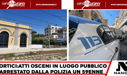 Stazione Ferroviaria di Portici: sorpreso a compiere atti osceni in luogo pubblico. Tratto in arresto dalla Polizia di Stato.