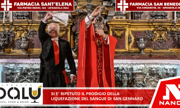 Si è ripetuto il prodigio della liquefazione del sangue di San Gennaro Accolto dall’applauso di fedeli e turisti nella cappella del tesoro