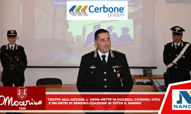 Truffe agli anziani, l’Arma mette in guardia: consigli utili e incontri di sensibilizzazione in tutto il Sannio