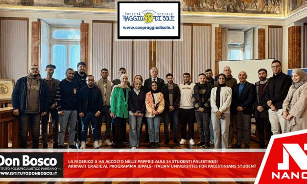 La Federico II ha accolto nelle proprie aule 24 studenti palestinesi, arrivati grazie al programma Iupals – Italian Universities for Palestinian Students