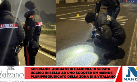 Scisciano – Agguato di camorra in strada: 48enne ucciso a colpi di pistola