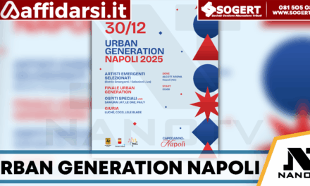 Urban Generation Napoli 2025: il 30 dicembre l’urban partenopea conquista l’Alcott Arena