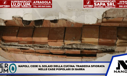 Napoli, cede il solaio della cucina: tragedia sfiorata nella casa popolare di Barra SOS sicurezza nelle palazzine del rione Baronessa