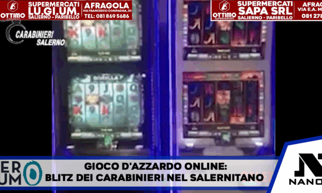 Gioco d’azzardo online: blitz dei carabinieri nel salernitano