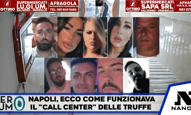 Napoli, ecco come funzionava il “call center” delle truffe