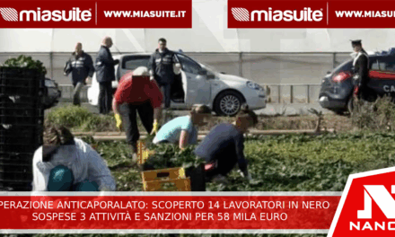 Operazione anti caporalato: scoperti 14 lavoratori in nero. Sospese 3 attività e sanzioni per 58mila euro