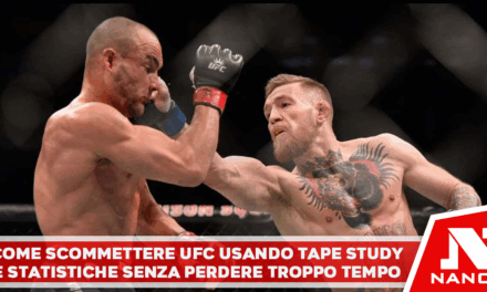 Come scommettere UFC usando tape study e statistiche senza perdere troppo tempo