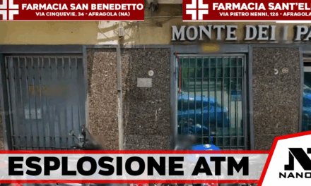 Scisciano, esplode l’ATM di una banca: ladri fuggono con il bottino