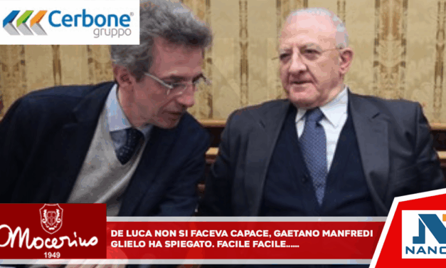 De Luca non si faceva capace, Gaetano Manfredi glielo ha spiegato. Facile facile…
