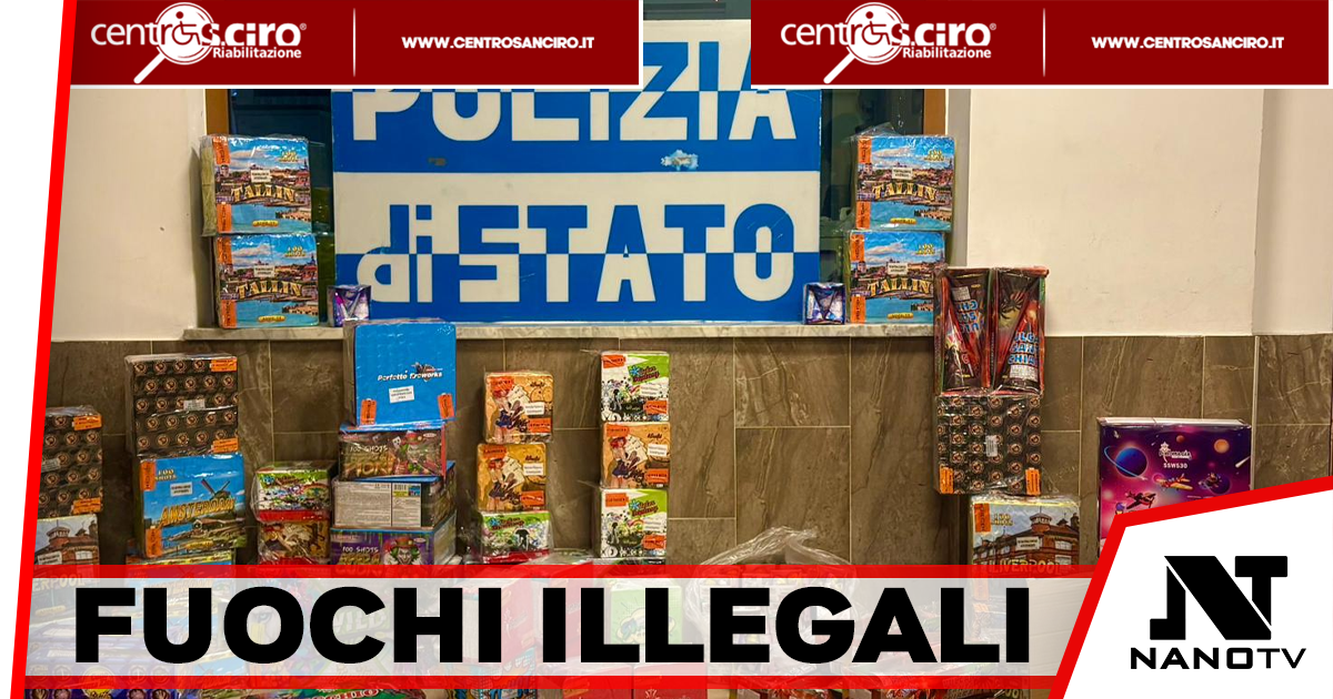 Maddaloni, sequestrati oltre 25 kg di materiale pirotecnico: denunciato uomo per commercio abusivo