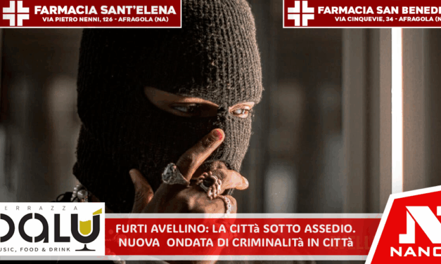 Raffica di furti ad Avellino: nuova ondata di criminalità in città