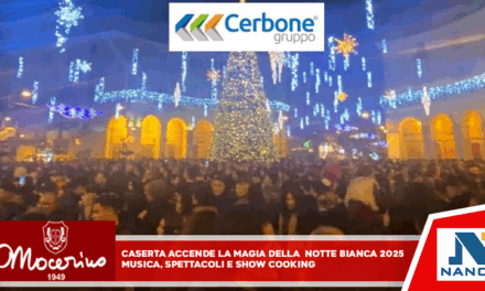 Caserta accende la magia della Notte Bianca 2025: musica, spettacoli e show cooking