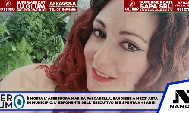 E’ morta l’assessora Marisa Pascarella, bandiere a mezz’asta in Municipio L’esponente dell’esecutivo si è spenta a 41 anni.