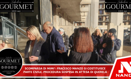 Scomparsa di Mimì: Francesco Manzo si costituisce parte civile Procedura sospesa in attesa della querela: il processo riprenderà il 15 aprile 2026