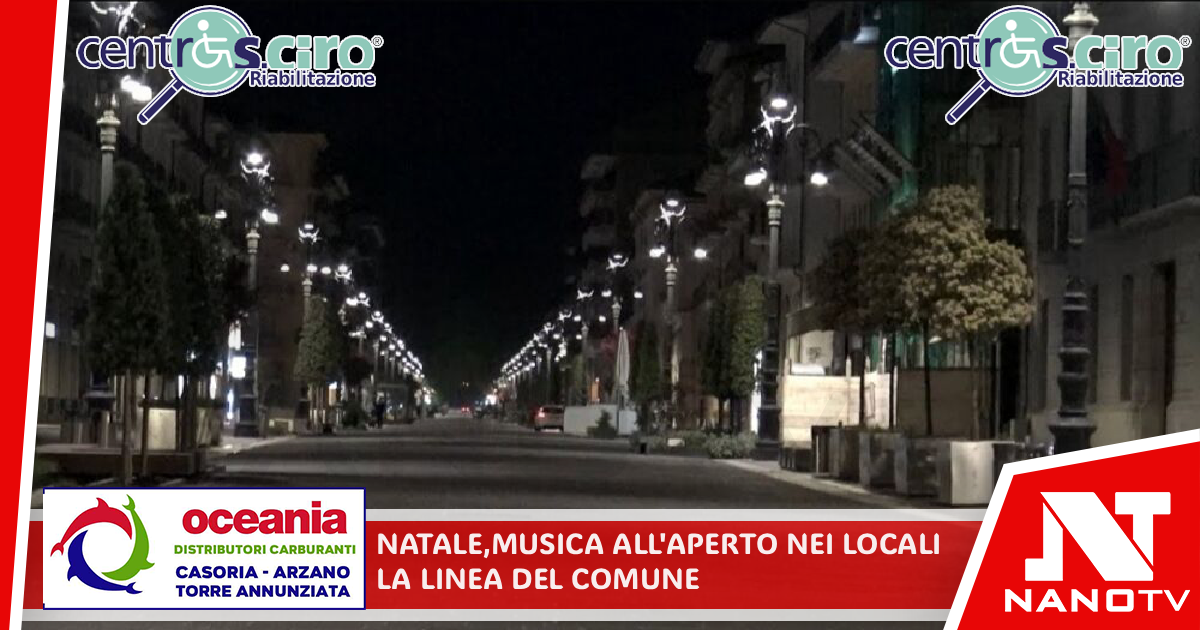 Natale, musica all’aperto nei locali: la linea del Comune