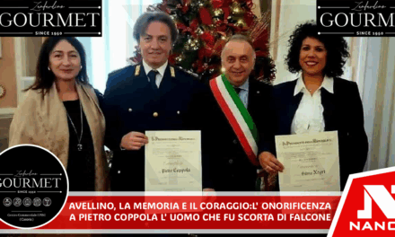 Avellino, la memoria e il coraggio: l’onorificenza a Pietro Coppola, l’uomo che fu scorta di Falcone