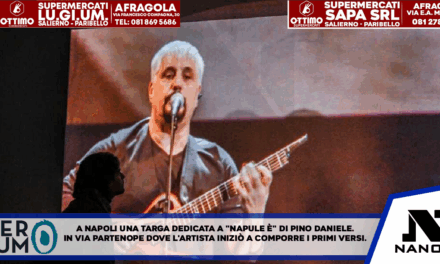A Napoli una targa dedicata a “Napule è” di Pino Daniele In via Partenope dove l’artista iniziò a comporre i versi