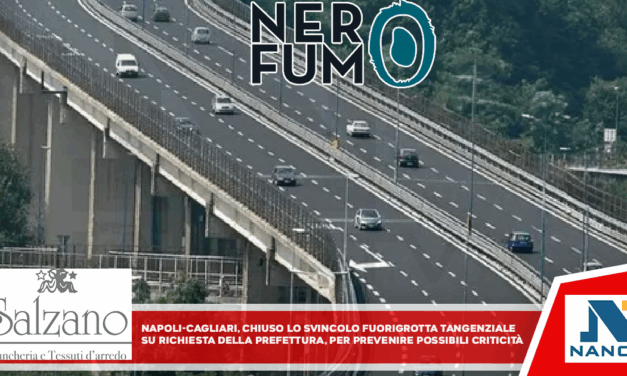 Napoli-Cagliari, chiuso svincolo Fuorigrotta Tangenziale Su richiesta della prefettura, per prevenire possibili criticità