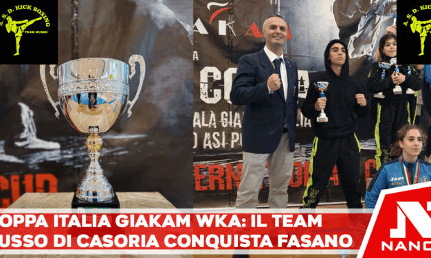 Coppa Italia Giakam WKA: il Team Russo di Casoria conquista Fasano