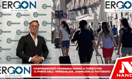 CONFESERCENTI CAMPANIA, 430MILA TURISTI IN ARRIVO PER IL PONTE DELL’IMMACOLATA. 215 MILIONI DI FATTURATO”