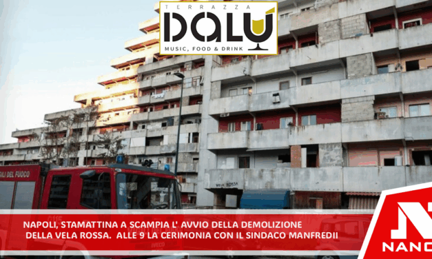 Napoli, mercoledì a Scampia l’avvio della demolizione della Vela Rossa Alle 9 la cerimonia con il sindaco Manfredi