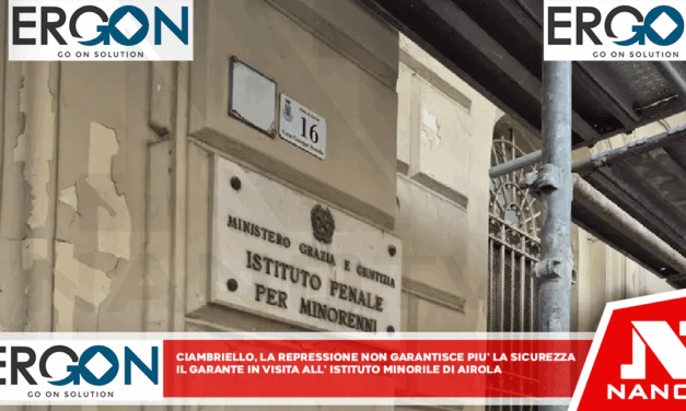 Ciambriello, la repressione non garantisce più sicurezza Il garante in visita all’istituto minorile di Airola