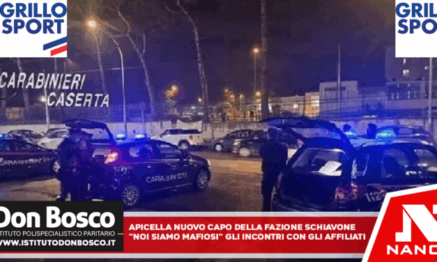 Apicella nuovo capo della fazione Schiavone: “Noi siamo mafiosi”. Gli incontri con gli affiliati e il racconto dei pentiti