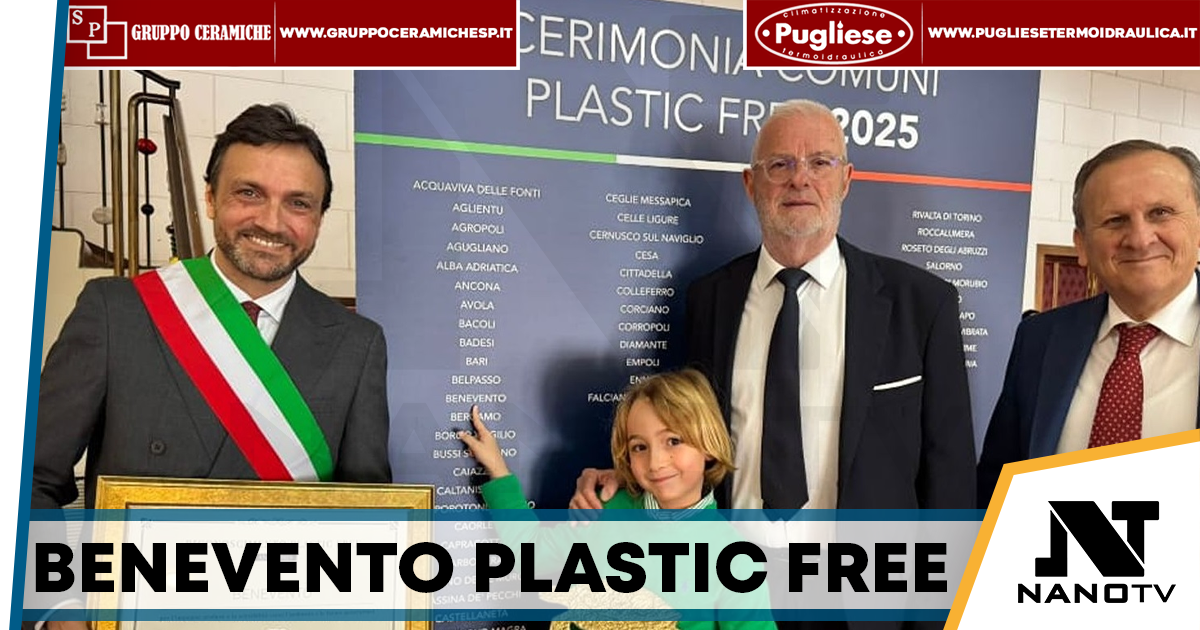 Benevento “Plastic Free”: primato regionale confermato