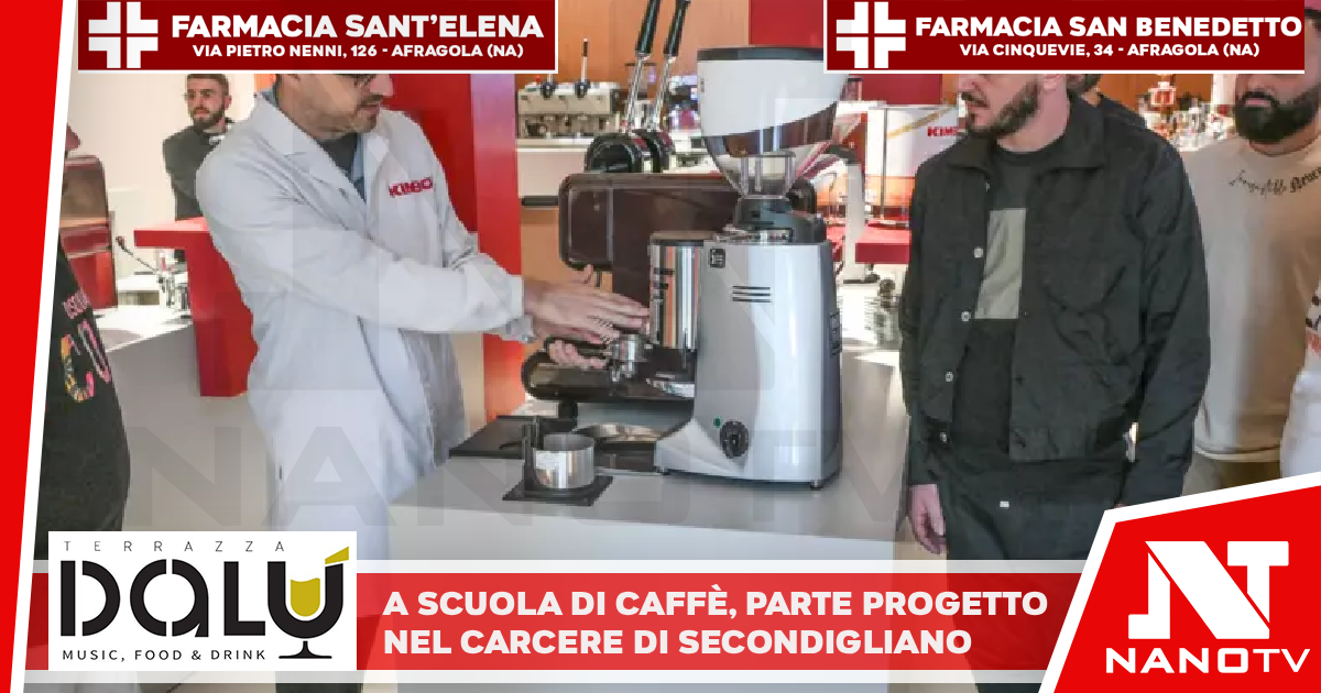 A scuola di caffè, parte progetto nel carcere di Secondigliano