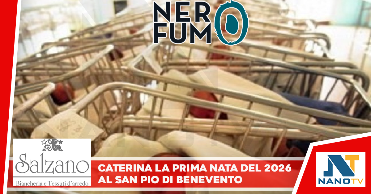 Caterina la prima nata del 2026 al ‘San Pio’ di Benevento