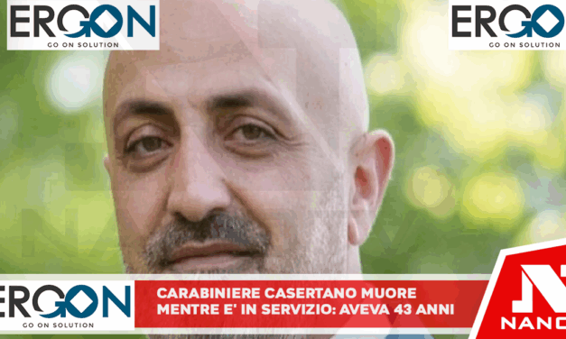 Carabiniere casertano muore mentre è in servizio: aveva 43 anni