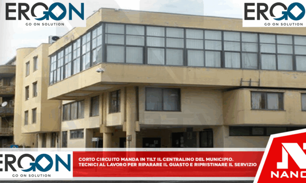 Corto circuito manda in tilt il centralino del Municipio Tecnici al lavoro per riparare il guasto e ripristinare il servizio
