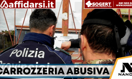 Casagiove, scoperta autocarrozzeria illegale: sequestri e denuncia per reati ambientali