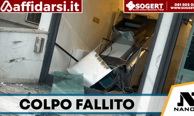 Piedimonte Matese, assalto al bancomat Bper: la banda fugge a mani vuote