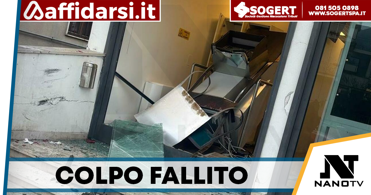 Piedimonte Matese, assalto al bancomat Bper: la banda fugge a mani vuote
