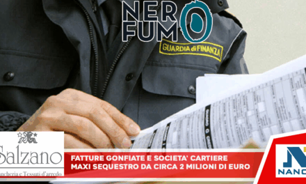 Fatture gonfiate e società cartiere: maxi sequestro da circa 2 milioni di euro