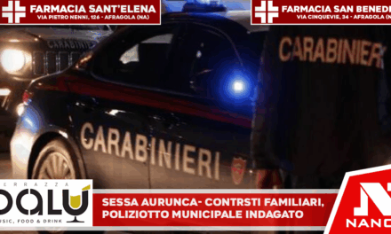 Sessa Aurunca – Contrasti familiari, poliziotto municipale indagato per codice rosso